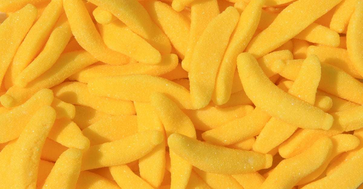 Zoete Bananen / Snoep met Bananensmaak / Gesuikerde Bananen