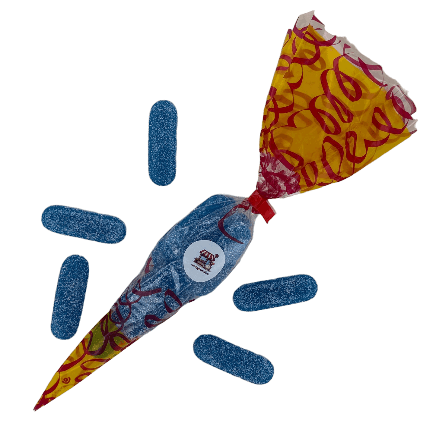 Zure blauwe tongen