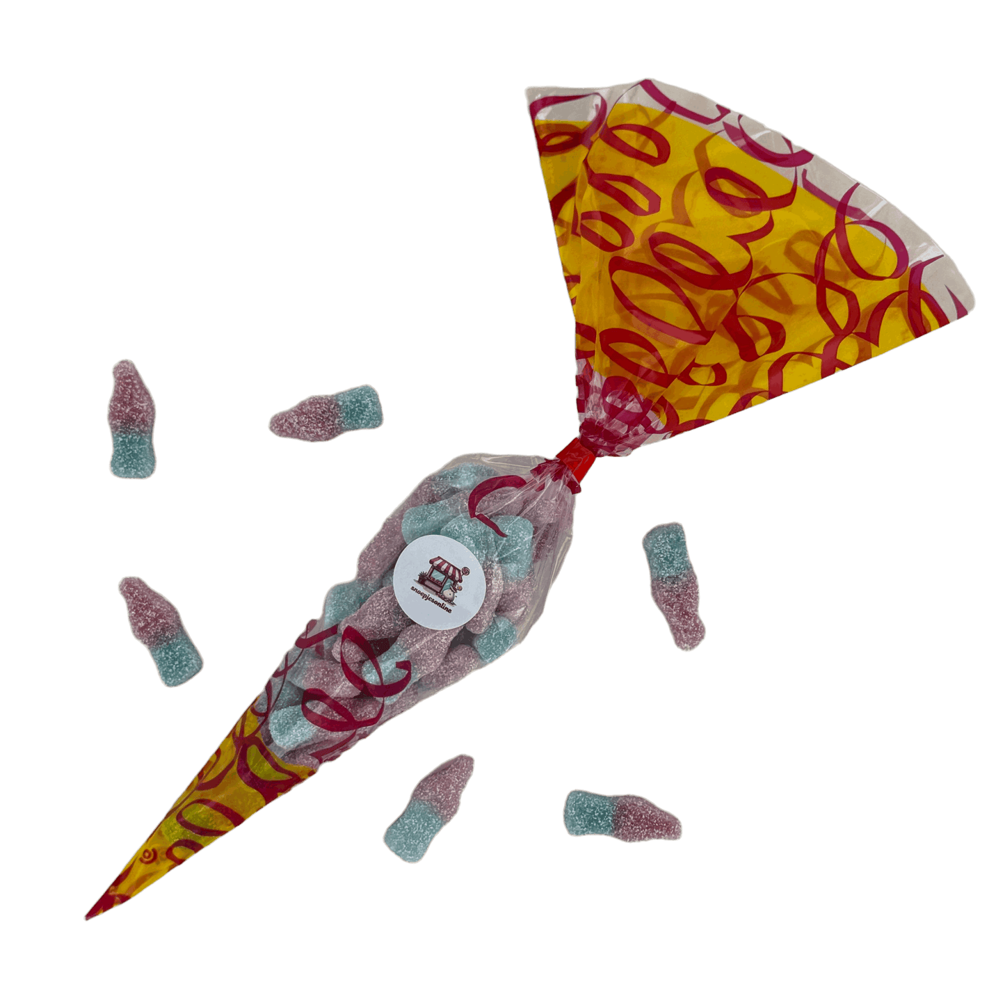 Zure bubblegumflesjes
