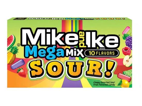Mike and Ike Mega Mix Sour 120gram