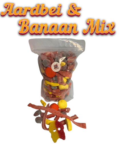 Aardbei / Banaan Mix / Banana Strawberry Mix