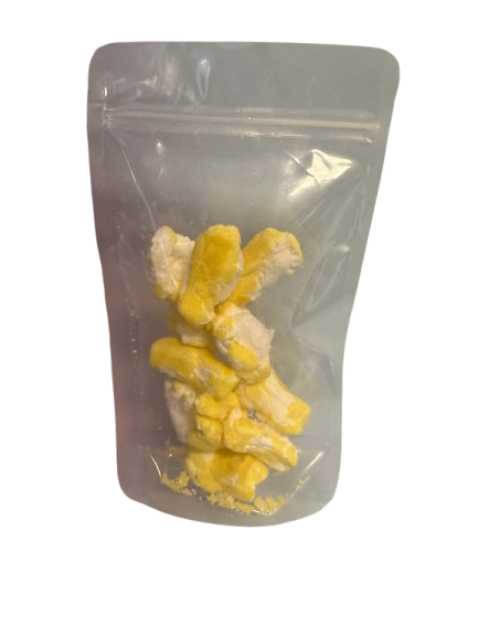 🍌 Gevriesdroogde Snoepbanaantjes – Super Crunchy