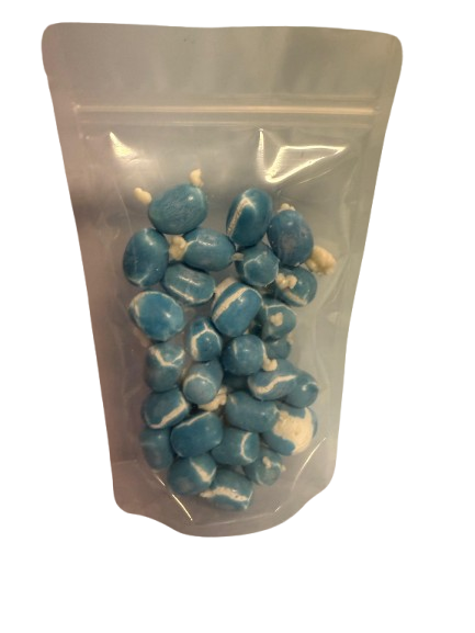 💙 Gevriesdroogde Blauwe Krachers van Maoam – Super Crunchy