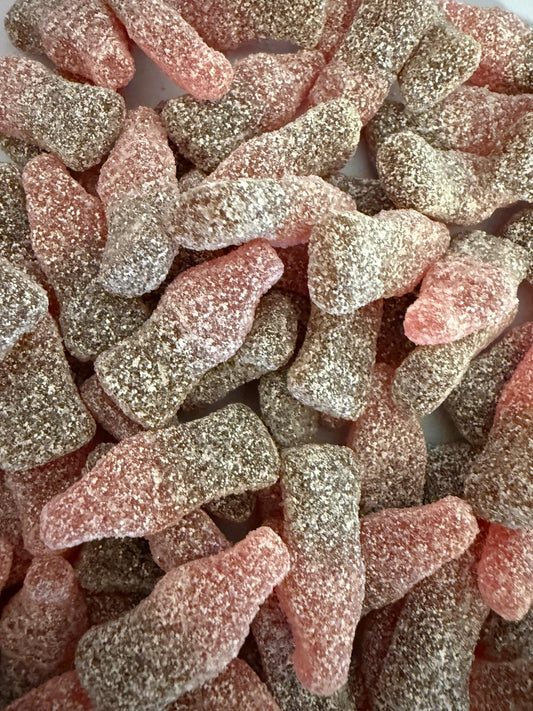 Zure Colaflesjes Kers / Sour Cola Bottles Cherry